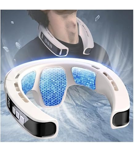 Amazon | 首掛け扇風機 ネッククーラー 瞬間冷却【2024年新登場ネック